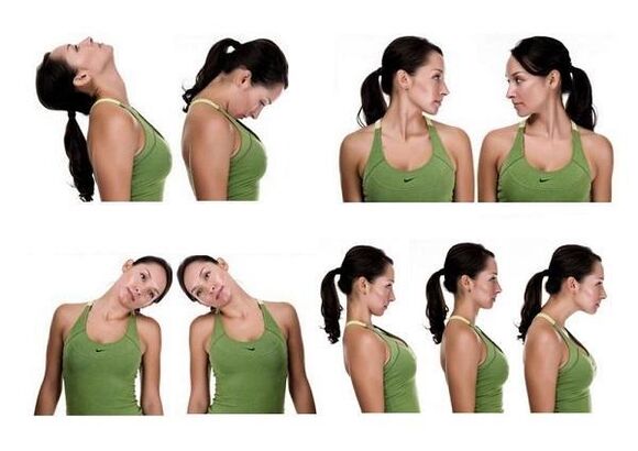 Ejercicios para osteocondosis de la columna cervical
